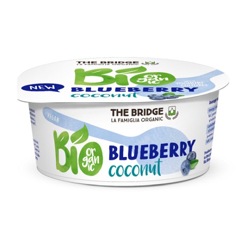 Jogurt kokosowy borówkowy bezglutenowy BIO 125g The Bridge