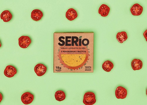 SERio roślinny ser z pomidorem i bazylia 150g