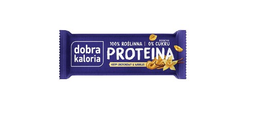Dobra Kaloria baton proteinowy krem orzechowy i wanilia