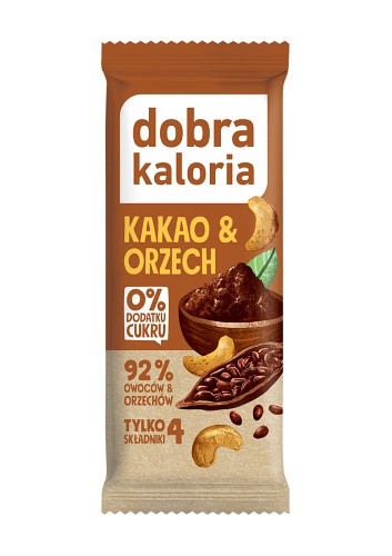 DK Baton owocowy kakao i orzech 35g