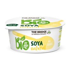 Jogurt sojowy naturalny bezglutenowy BIO 125 The Bridge