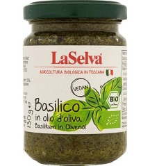 Bazylia w oliwie z oliwek BIO 130g LaSelva