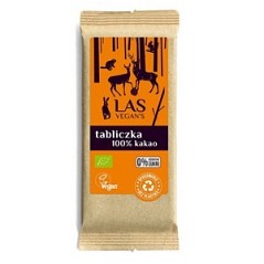 Czekolada 100% kakao Uganda BIO 50g Las Vegan's