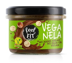 Krem wegański z orzechami laskowymi i kakao bez cukru Veganela 200g