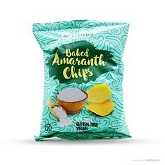 Chipsy amarantowe z solą morską 65g