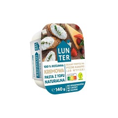 Kremowa pasta z tofu naturalna 140g Lunter