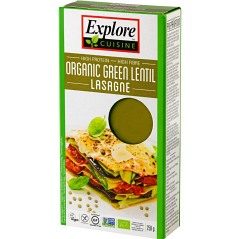 Makaron lasagne z zielonej soczewicy 250g BIO
