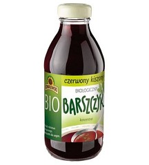 Barszczyk czerwony kiszony koncentrat BIO 320 ml